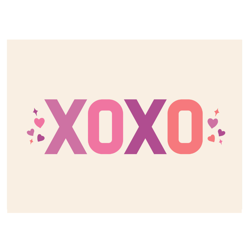 XOXO Banner - 36x26"