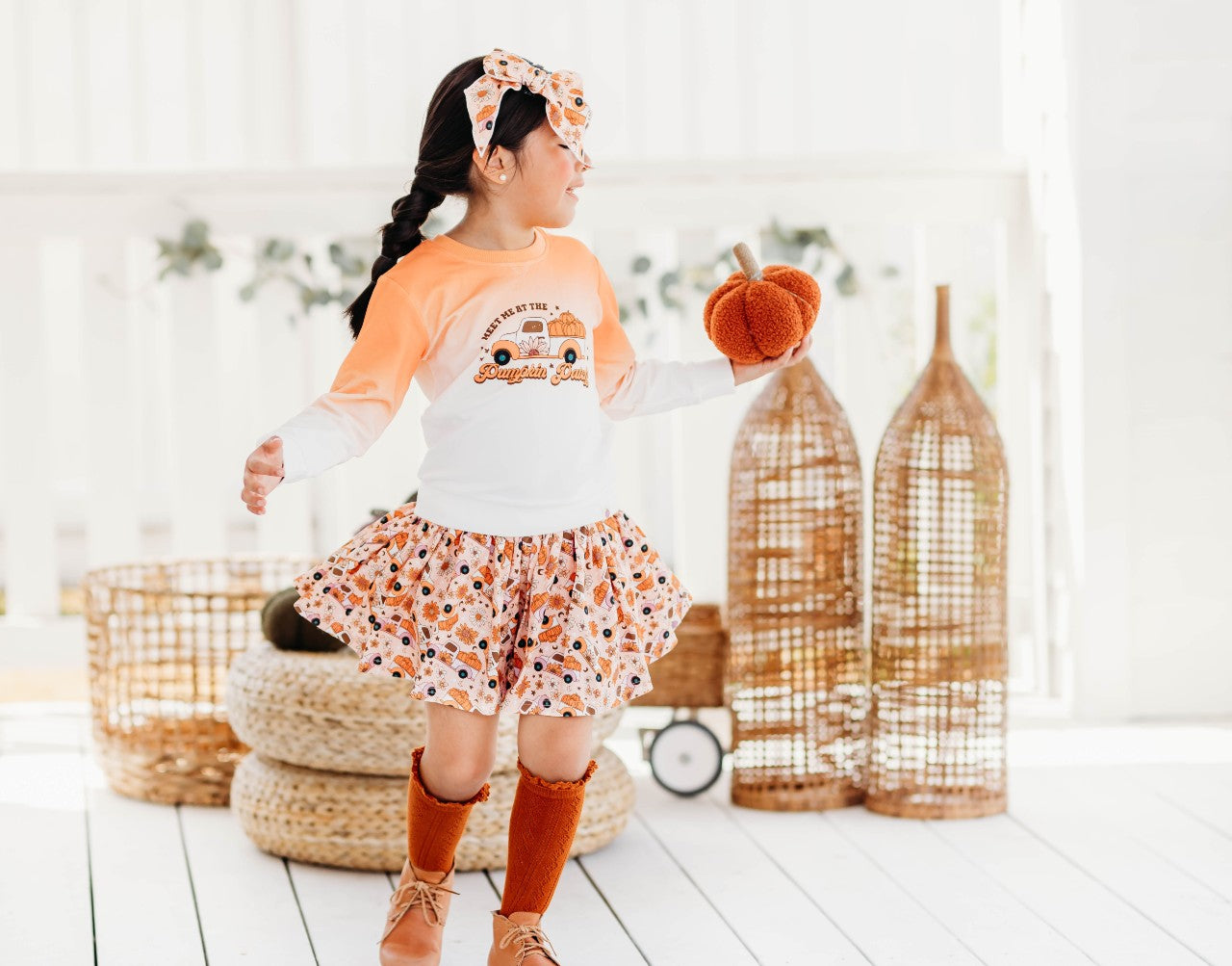 Luna Sweatshirt - Meet Me At The Pumpkin Patch (Final Sale)