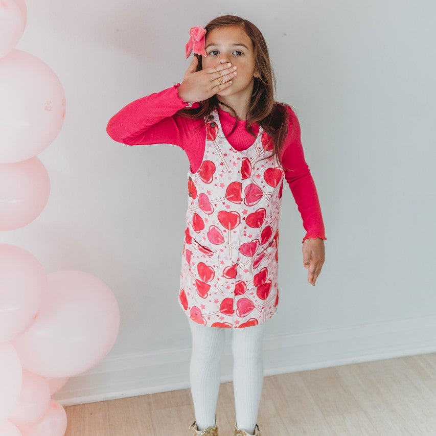 Parker Corduroy Jumper Set - Lollipop Love