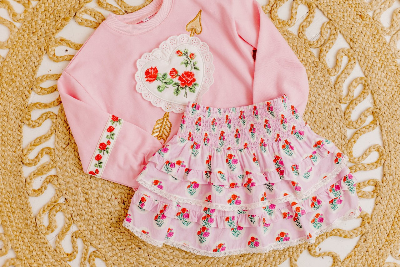 Blair Layer Skirt - Berry Sweet