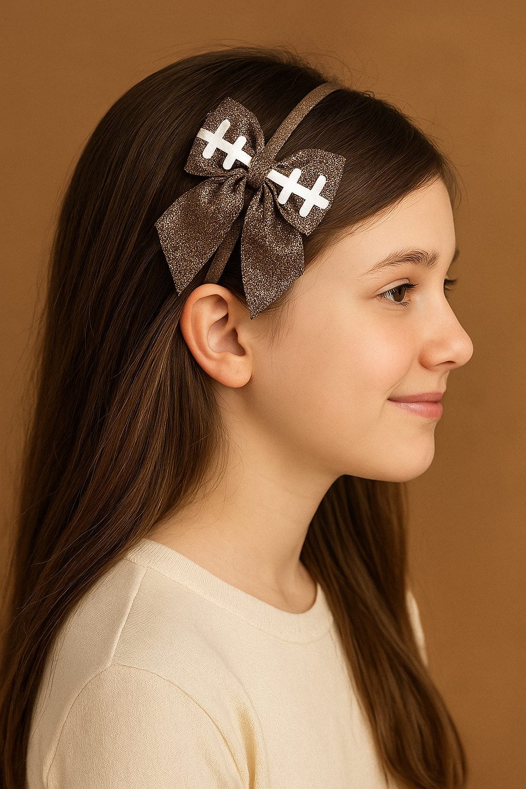 Sweet Wink Headband - Football Bow