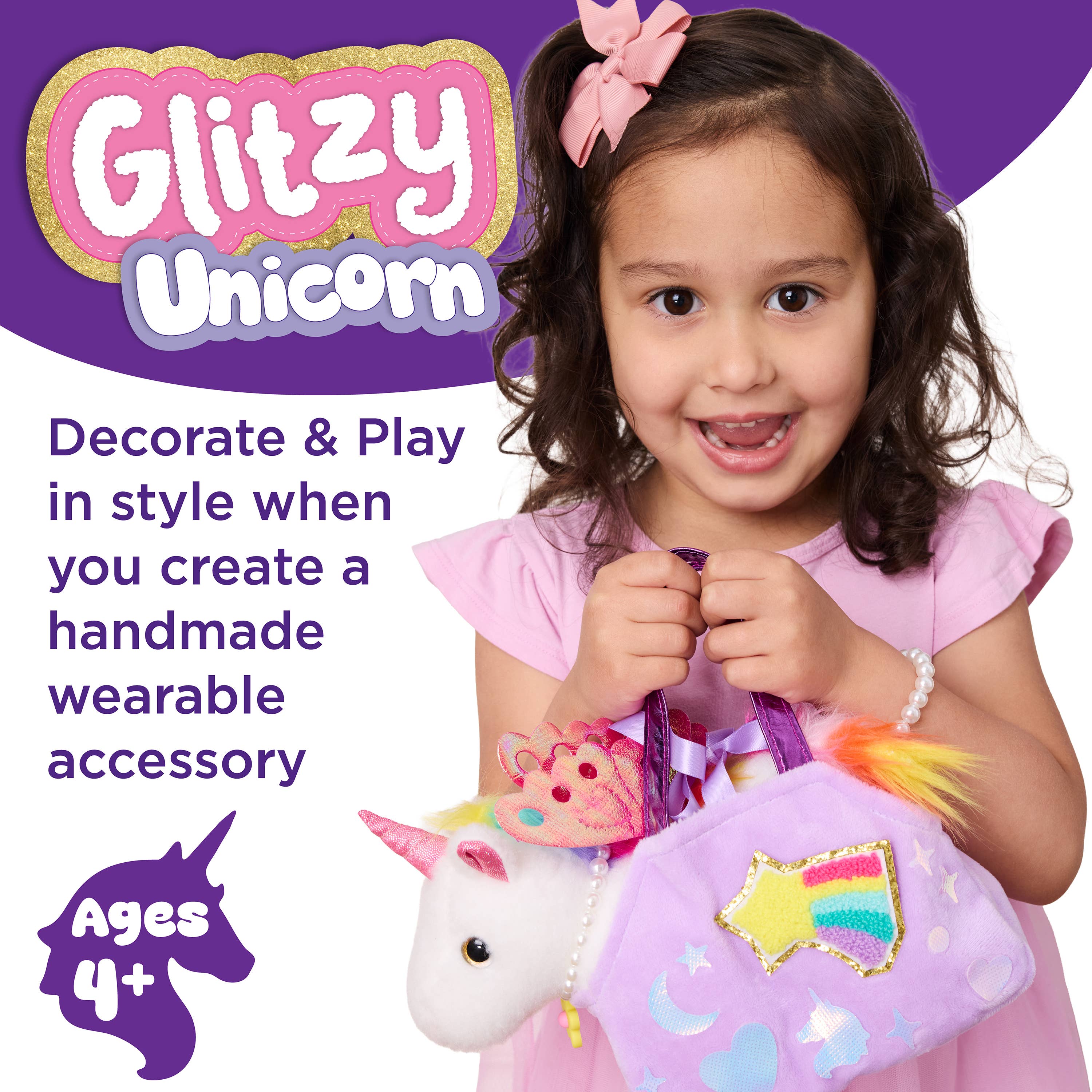 Decorate a Glitzy Unicorn DIY Craft Kit for Kids