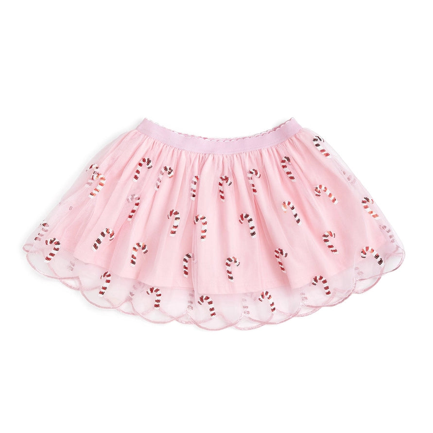 Sweet Wink Tutu - Candy Cane Scalloped