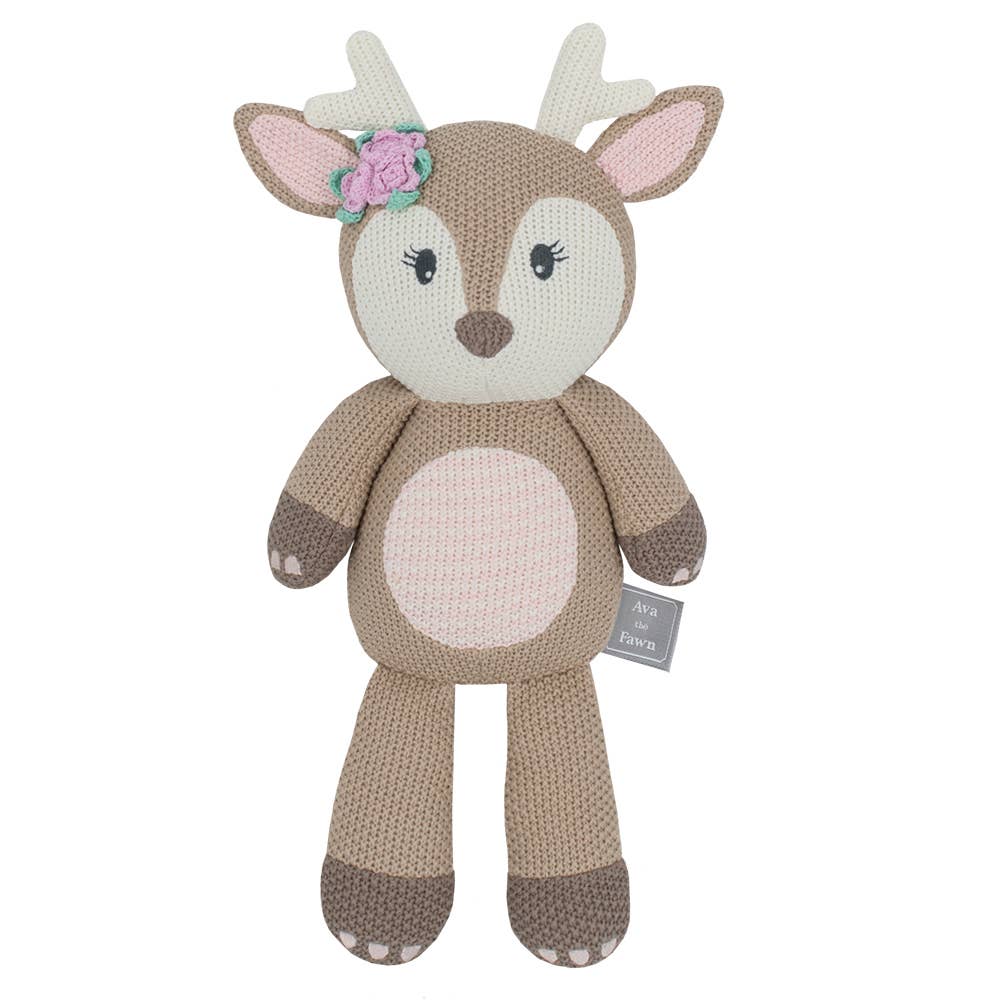 Ava the Fawn Knitted Toy Doll