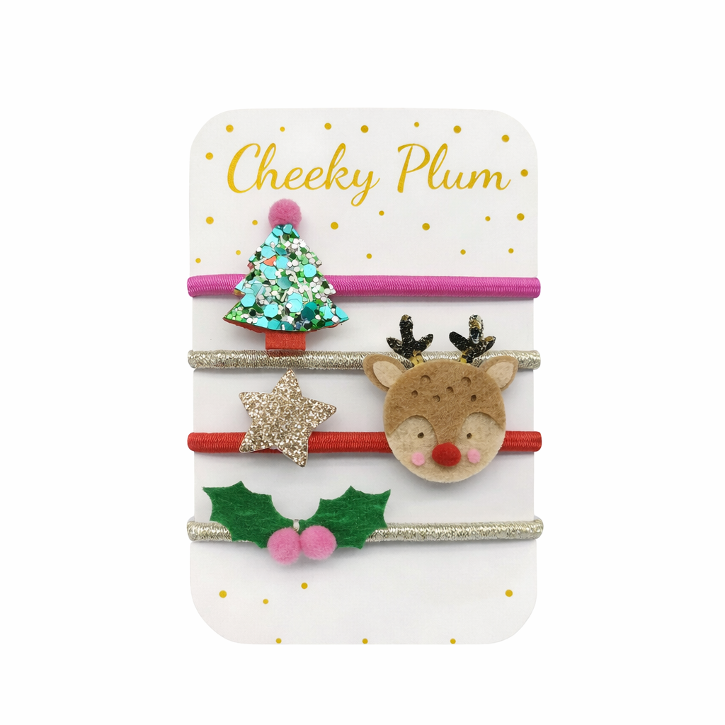 Feeling Festive Christmas Ponytail Holders