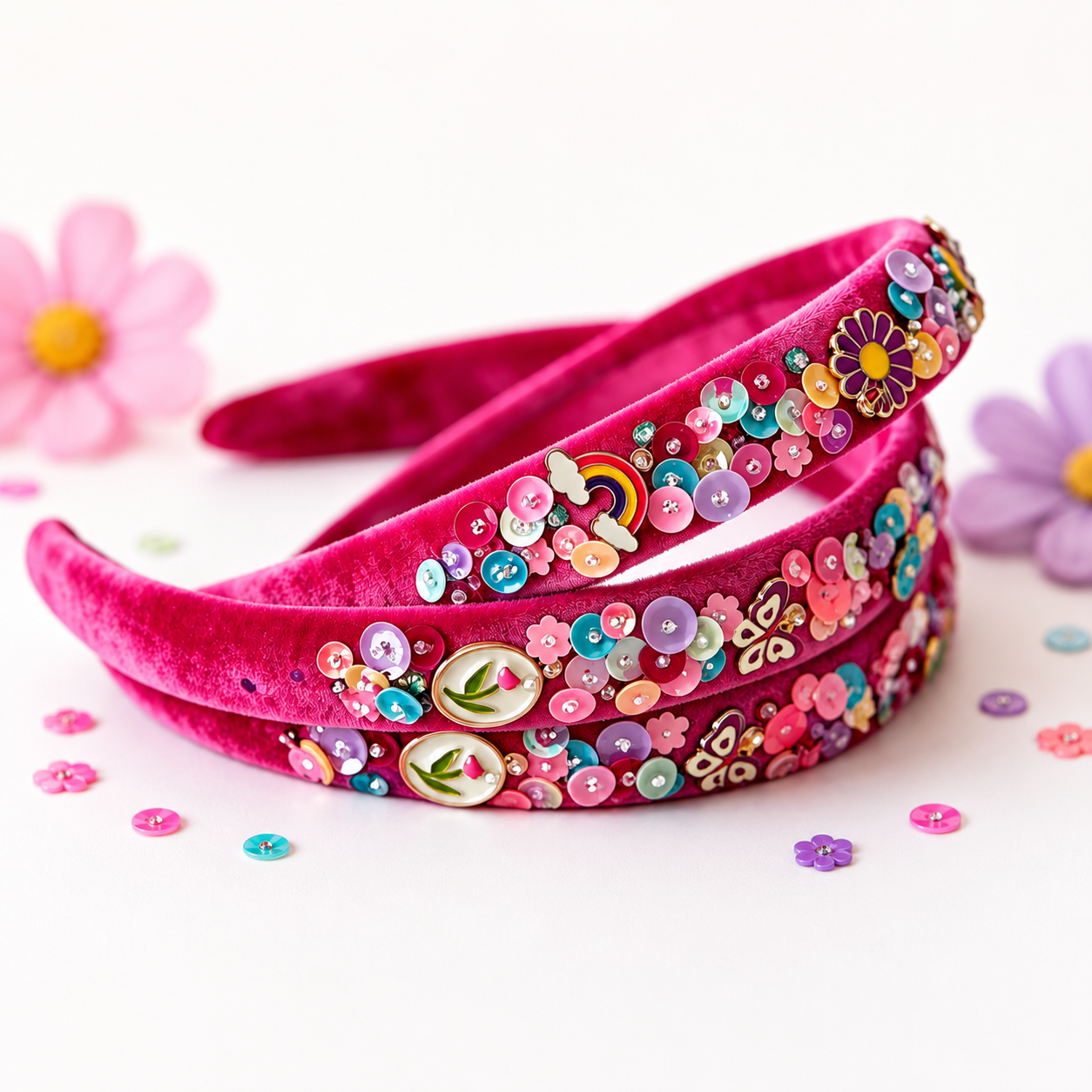 Beaded Headband - Scattered Whimsy