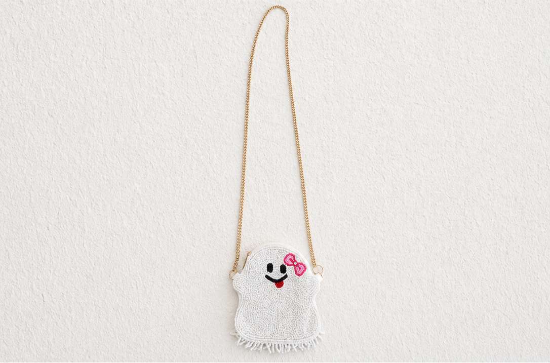 Beaded Purse - Girly Ghost