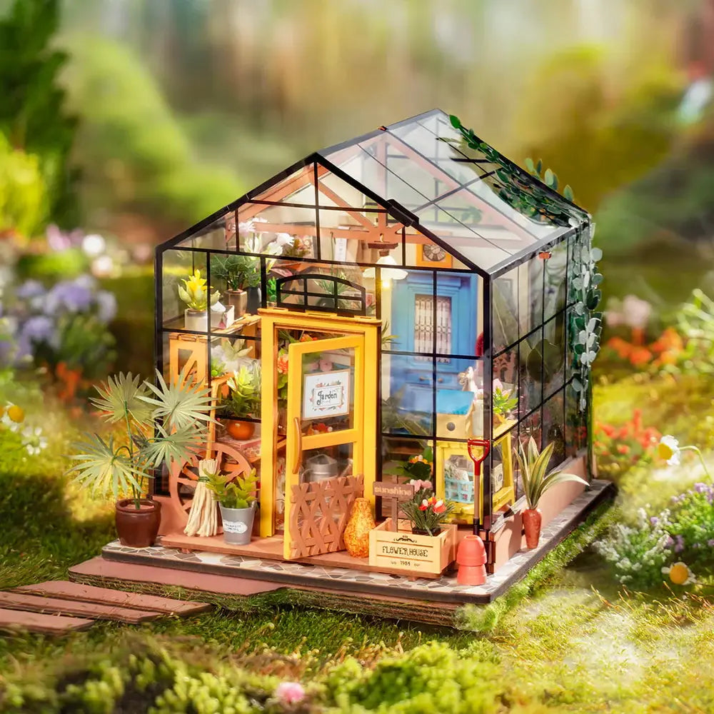 Cathy Flower House DIY Miniature House