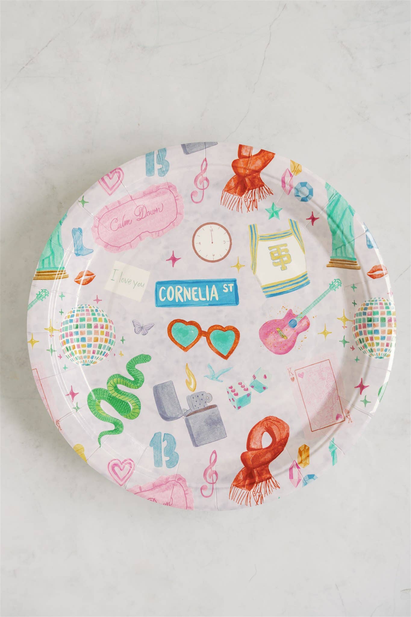 Taylor Swift Paper Plate - 10 PK