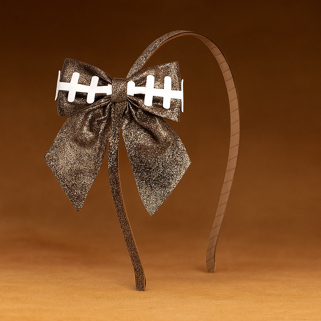 Sweet Wink Headband - Football Bow