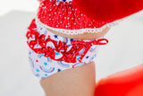 Selah Tankini Swimsuit - Patriotic Rainbow