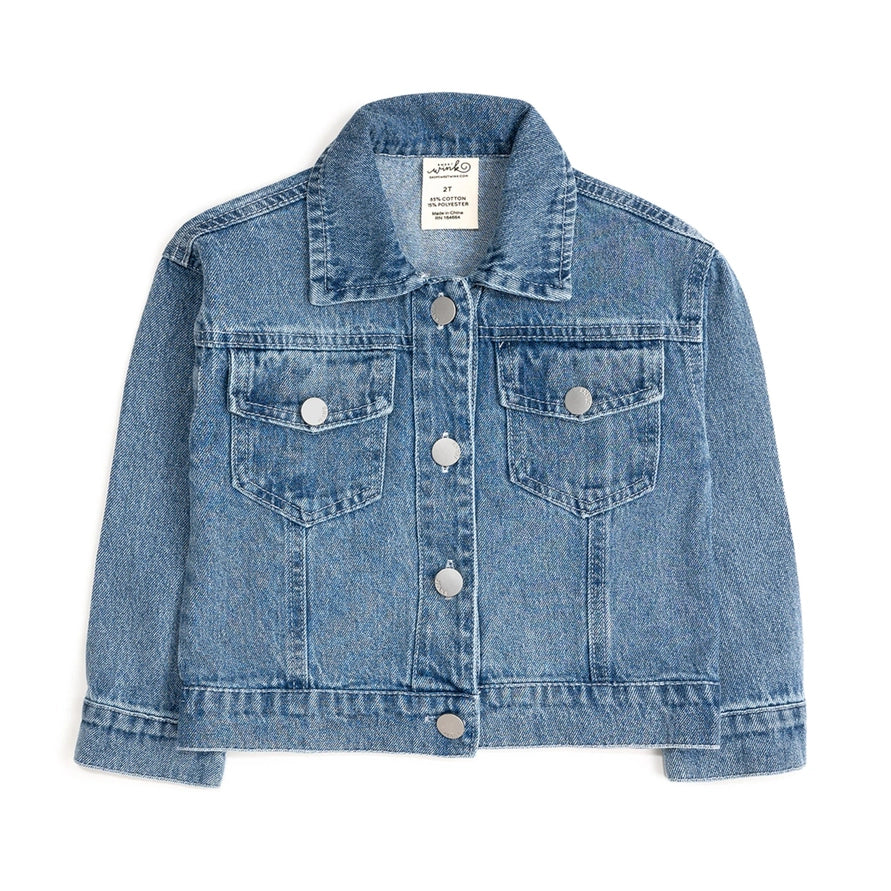 Sweet Wink Coquette Pumpkin Sequin Patch Denim Jacket