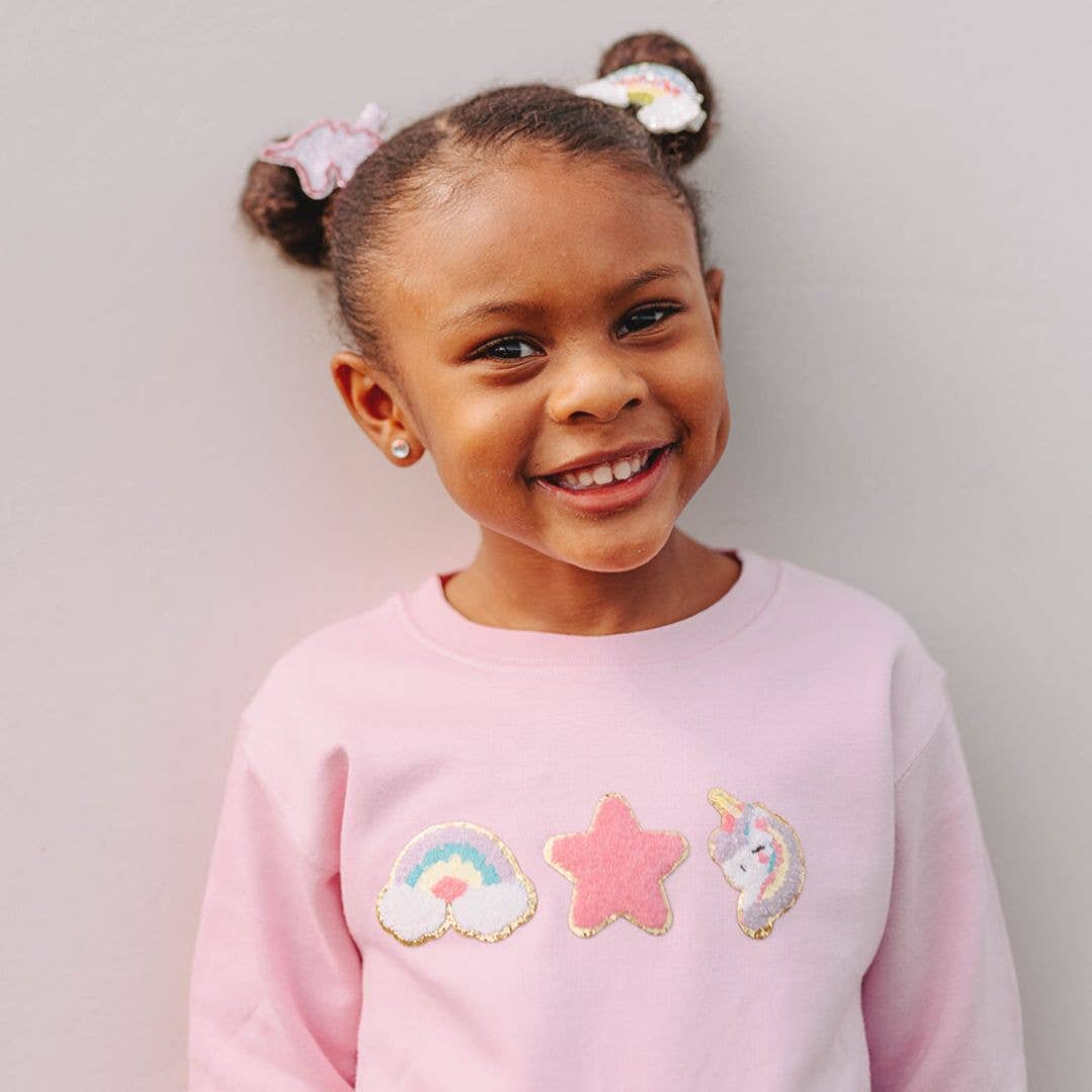Unicorn Rainbow Clip Set - Kids Hair Clip Set