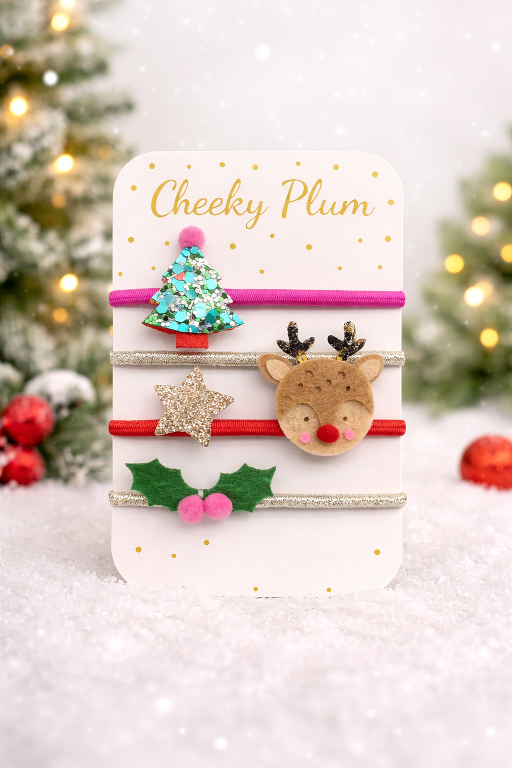 Feeling Festive Christmas Ponytail Holders
