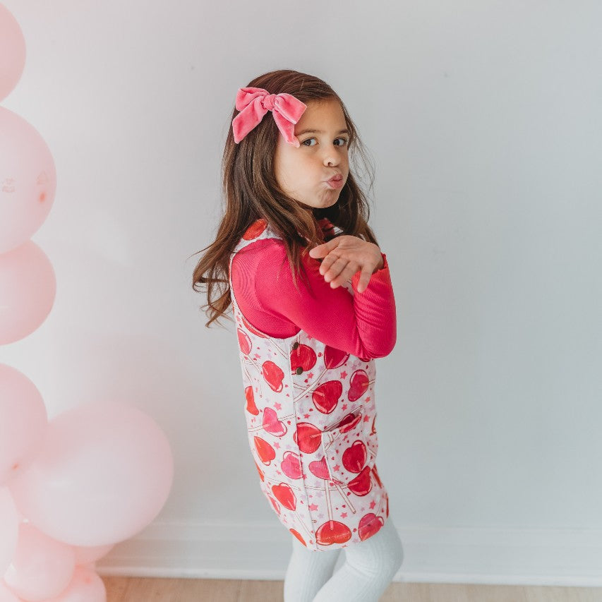 Parker Corduroy Jumper Set - Lollipop Love