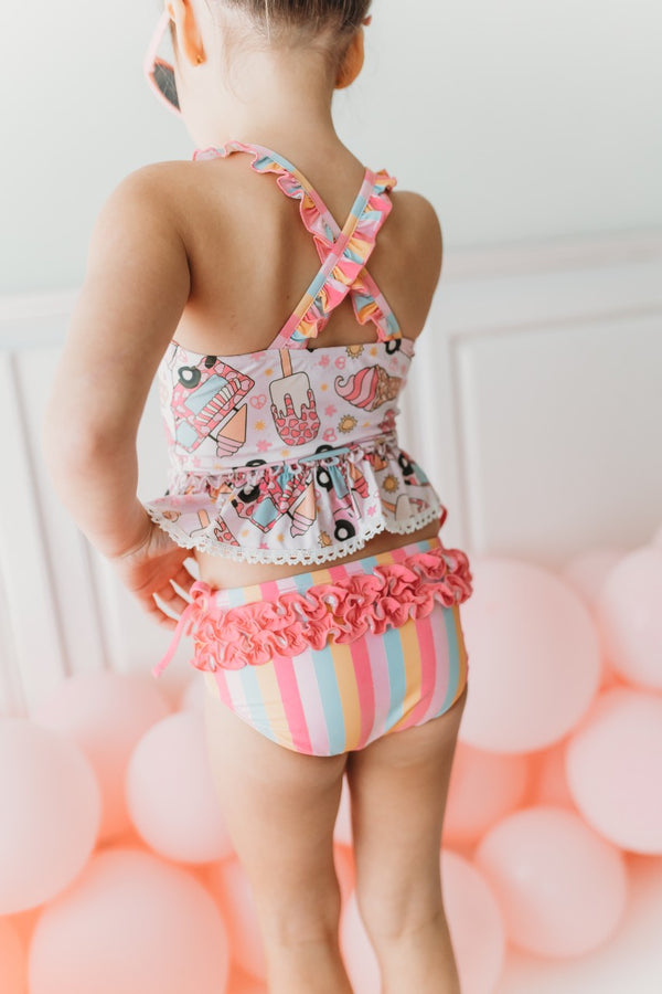 Selah Tankini Swimsuit - Creamsicle