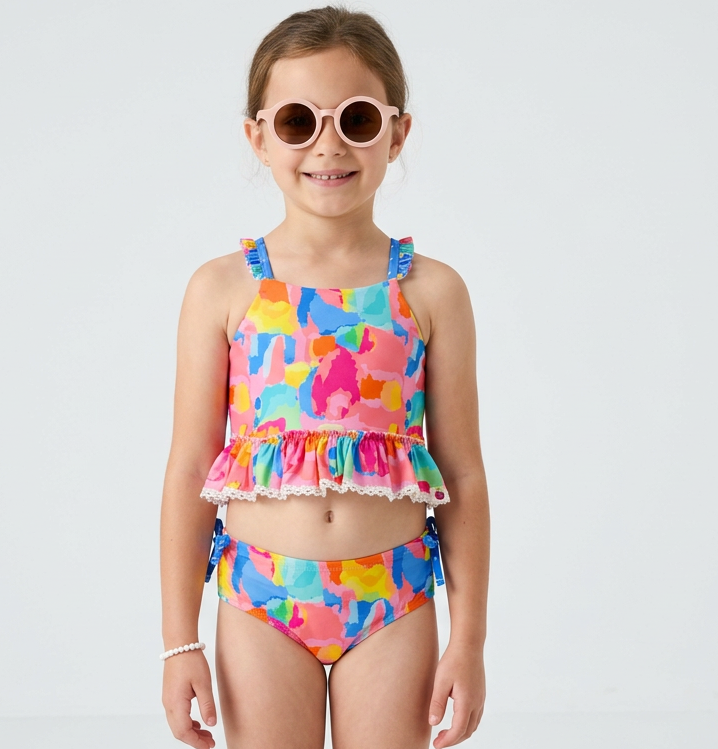 Selah Tankini Swimsuit - Rainbow Sherbet Splash (Pre-Order)