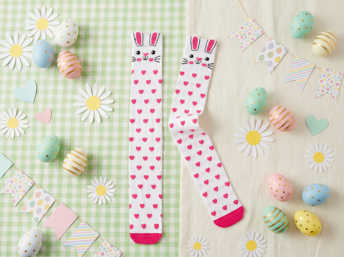 Knee High Socks - Heart Hopper