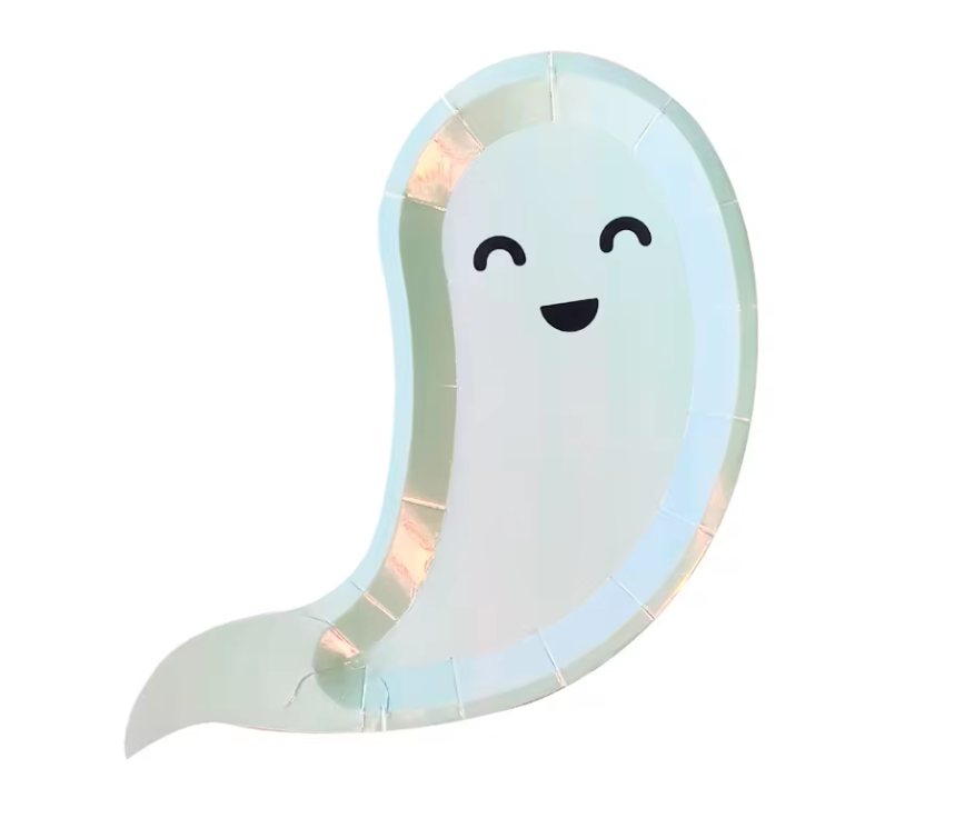 Ghost Irridescent Plates - 8 PK