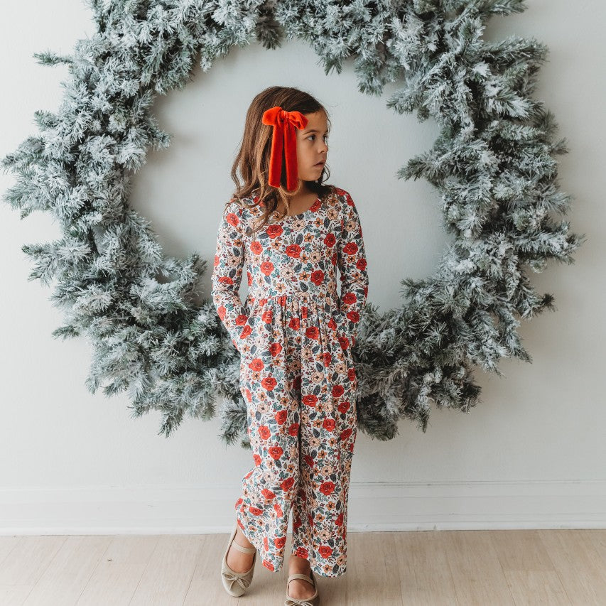 Ivy Romper - Jingle Bell Blooms