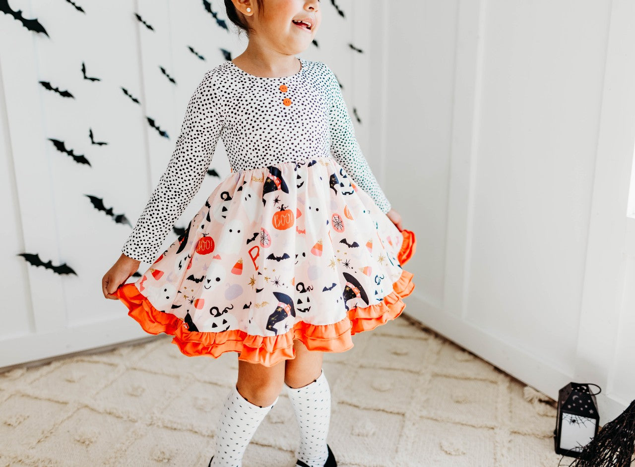 Elara Knit Dress - Spooky Cute