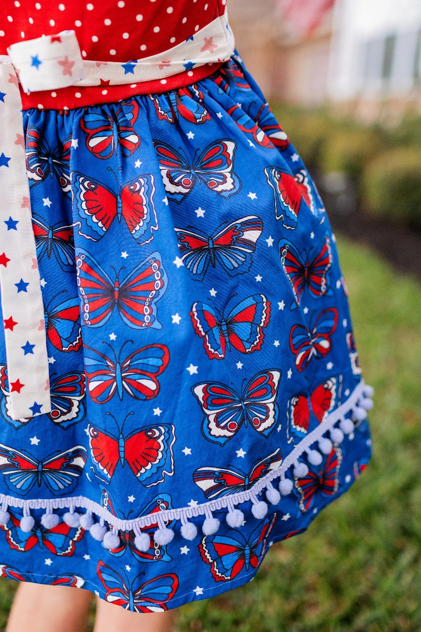 Penelope Knit Dress - Fluttering Freedom