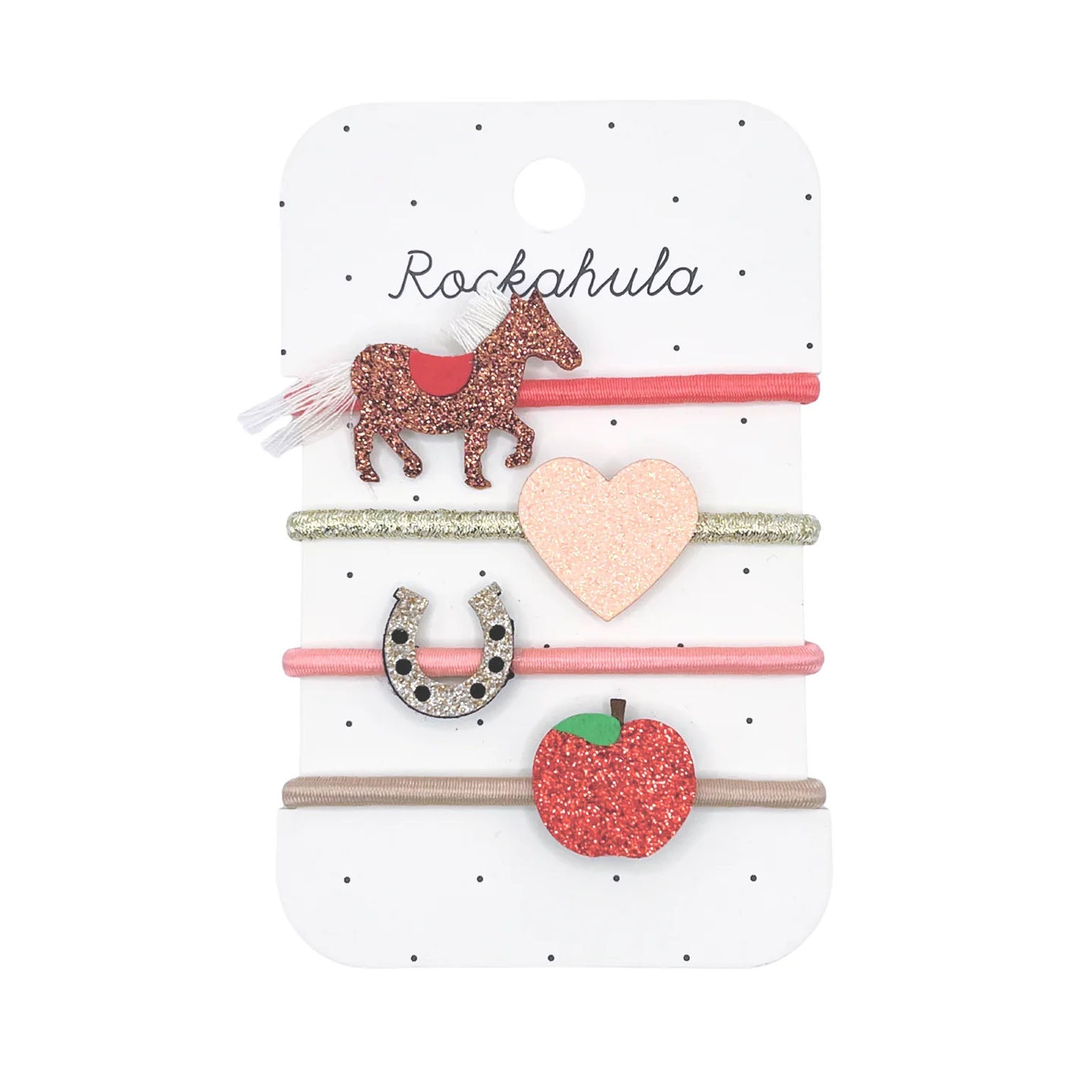 Horses and Hearts Ponytail Holders