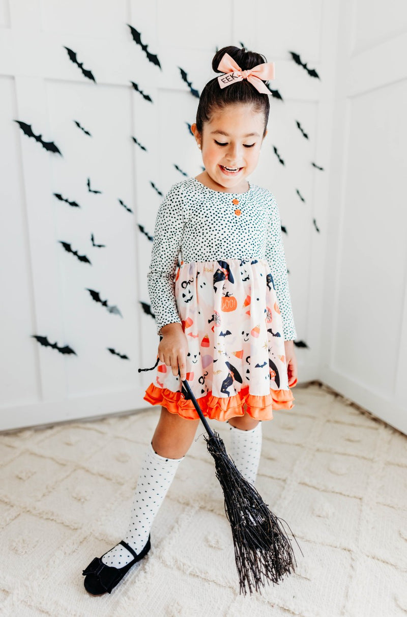 Elara Knit Dress - Spooky Cute