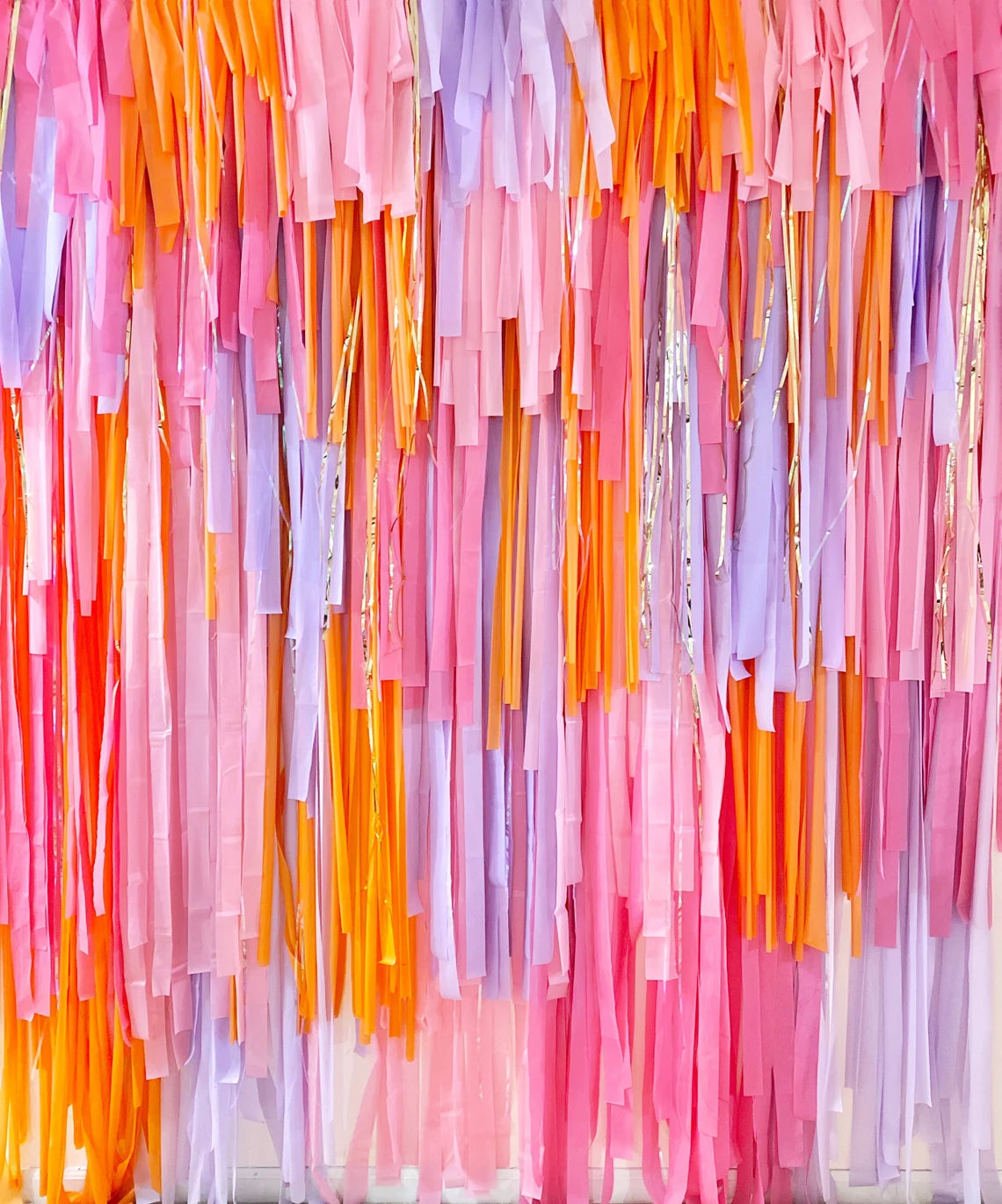 Color Pop Fringe Party Backdrop - 5' x 5'