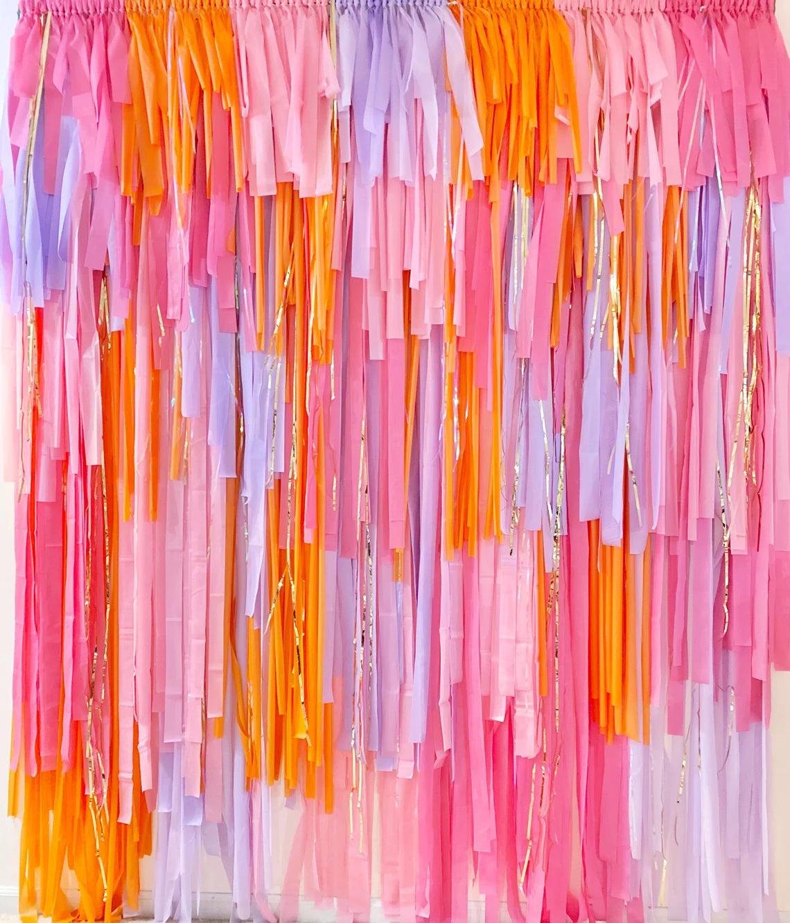 Color Pop Fringe Party Backdrop - 5' x 5'