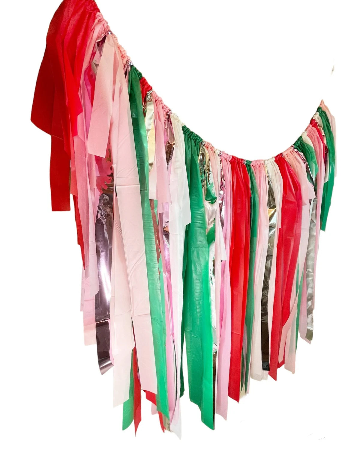 Christmas Fringe Backdrop - Sugar Plum