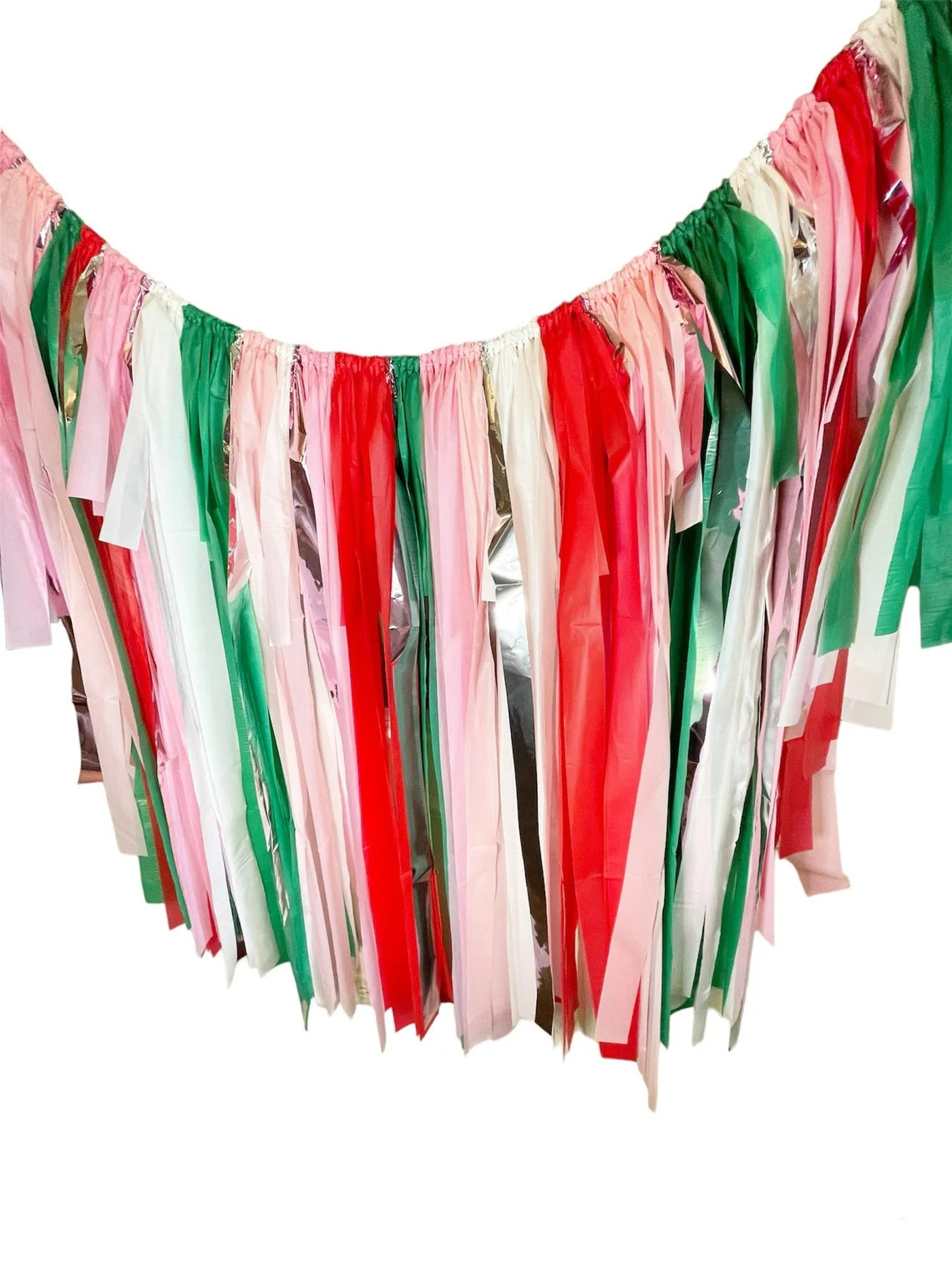 Christmas Fringe Backdrop - Sugar Plum