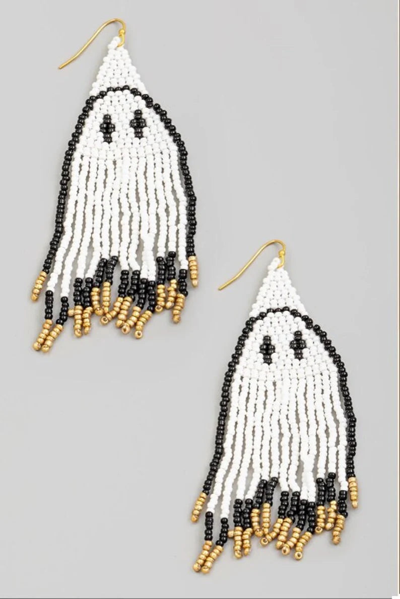 Beaded Earrings - Spooktacular