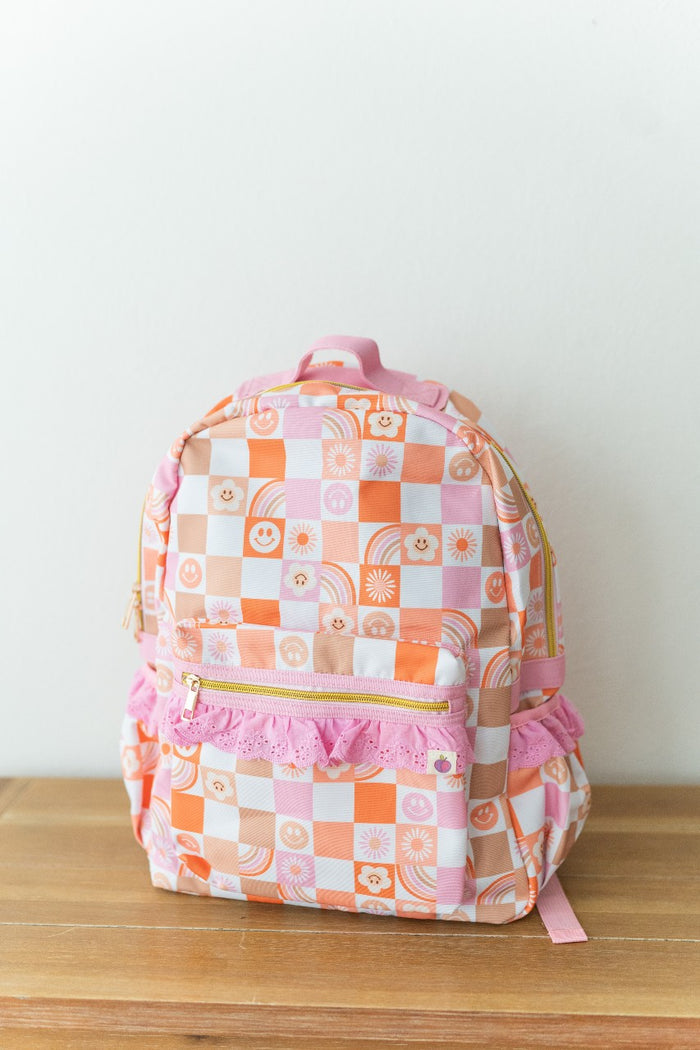 Bree Backpack - Retro Checker – Cheeky Plum