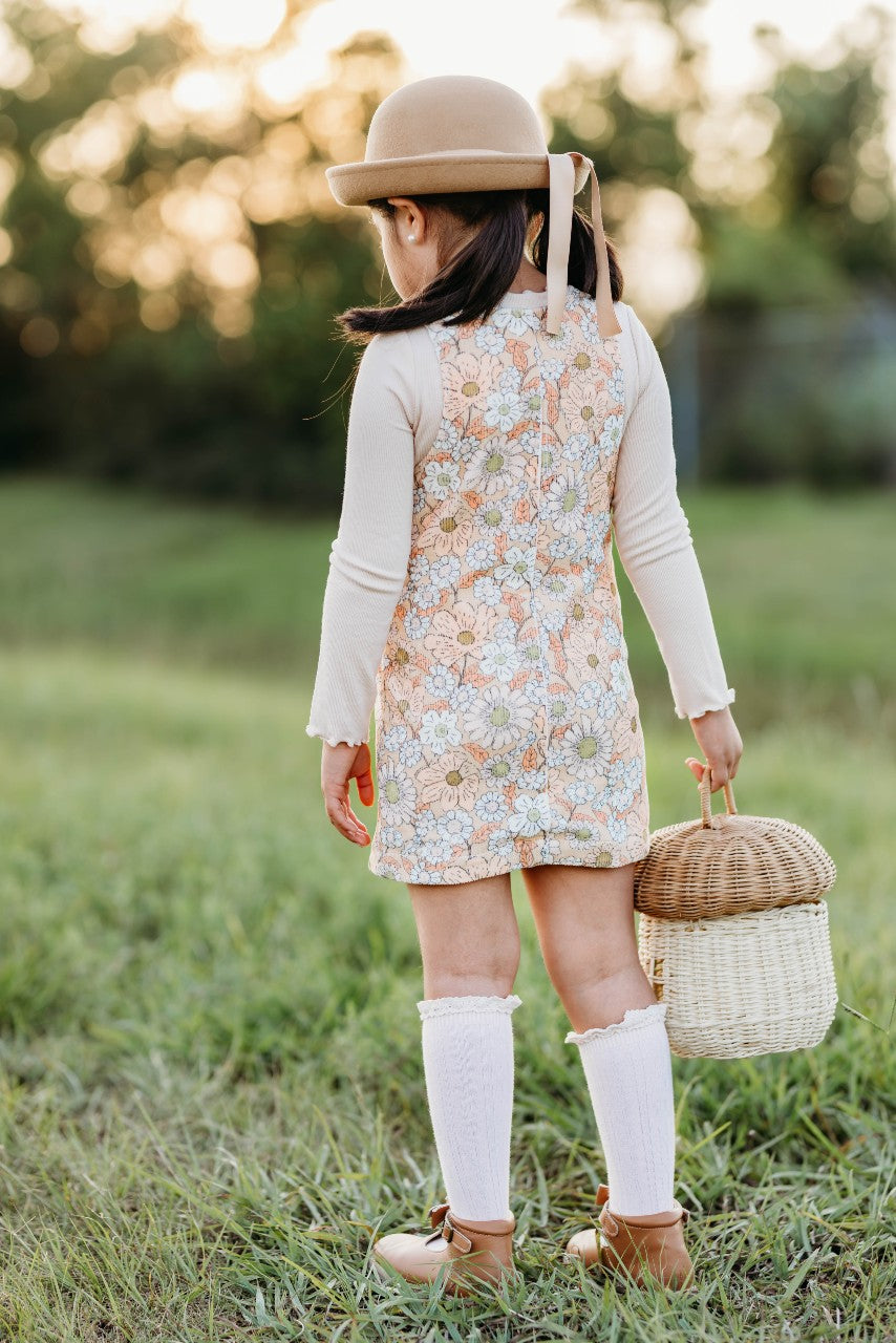 Parker Corduroy Jumper Set - Golden Apricot (Running Small)