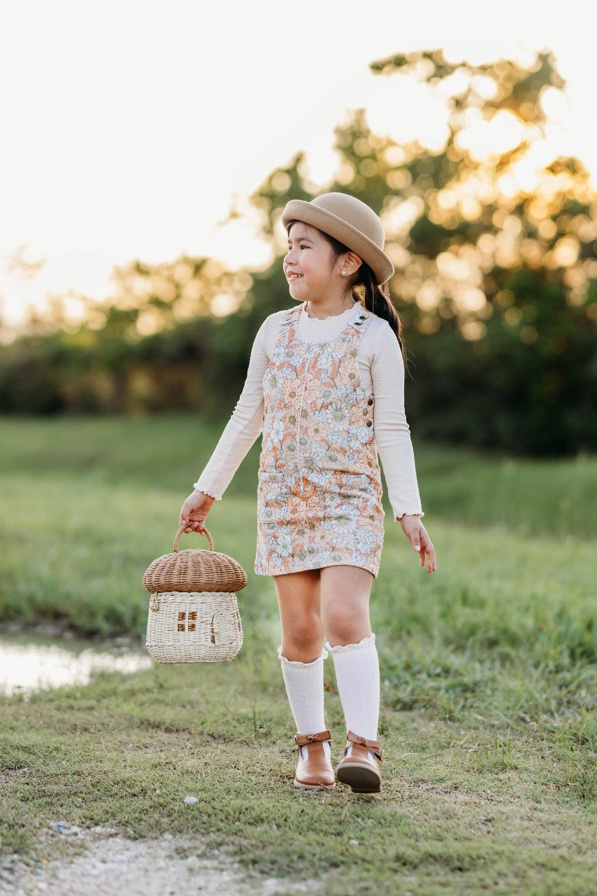 Parker Corduroy Jumper Set - Golden Apricot (Running Small)