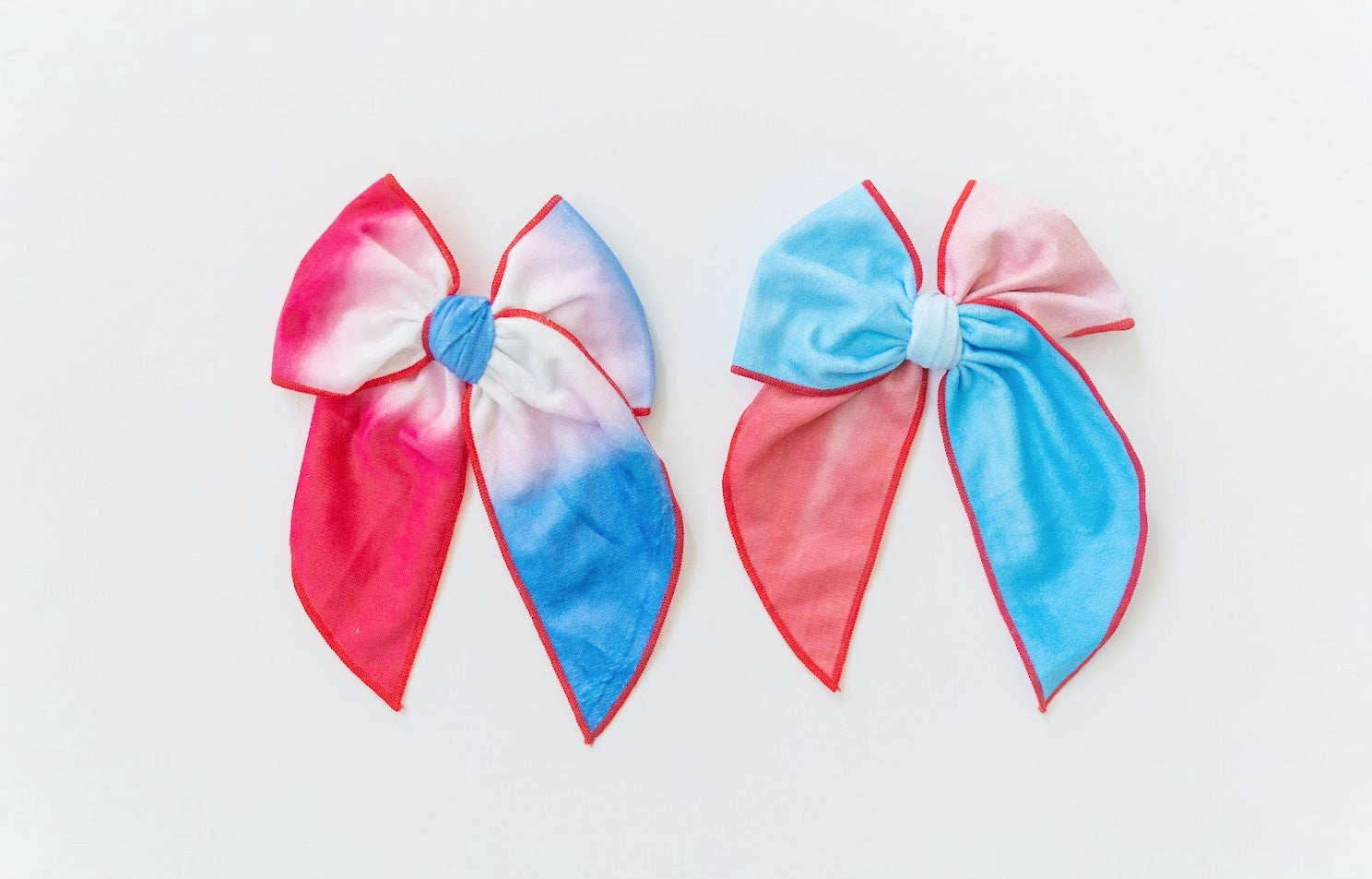 Tie Dye Hair Bow - American Flair
