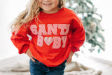 Chenille Sweatshirt - Santa Baby