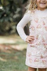 Parker Corduroy Jumper Set - Rosy Cheeks