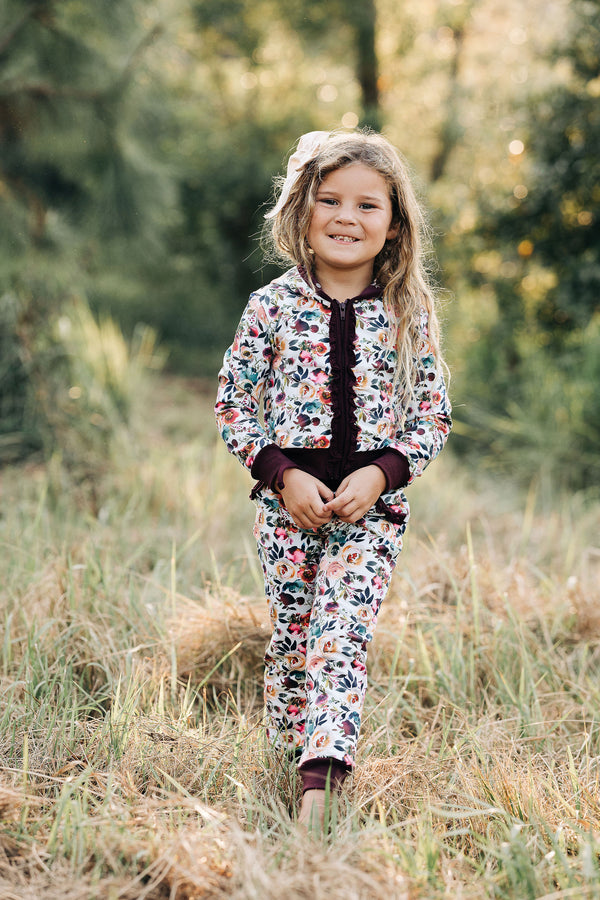 Isla Jogger Zipper Top - Farmhouse Cider