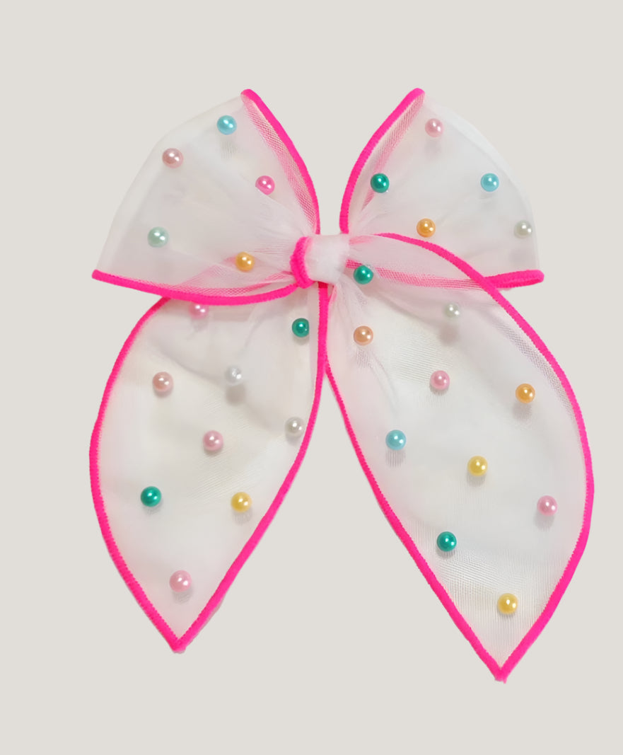 Mesh Shaker Bow - Pearl Perfection