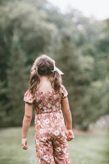 Quinn Romper - Sunny Spice Garden