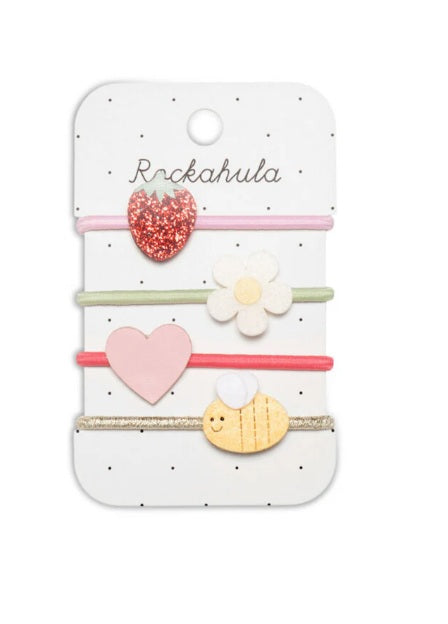 Strawberry Fair Ponytail Holders
