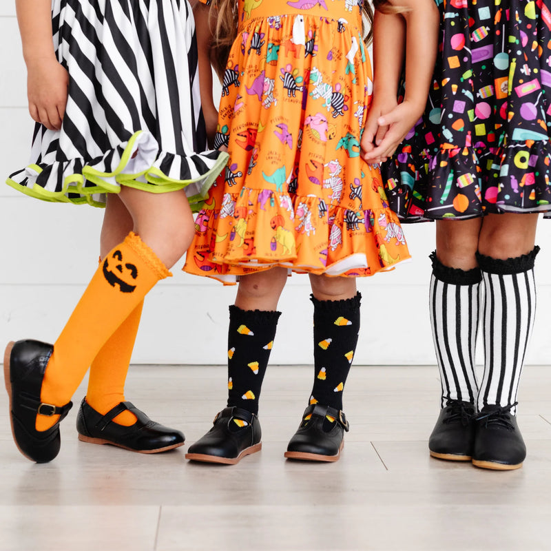 Trick-or-Treat Knee High Sock 3-Pack