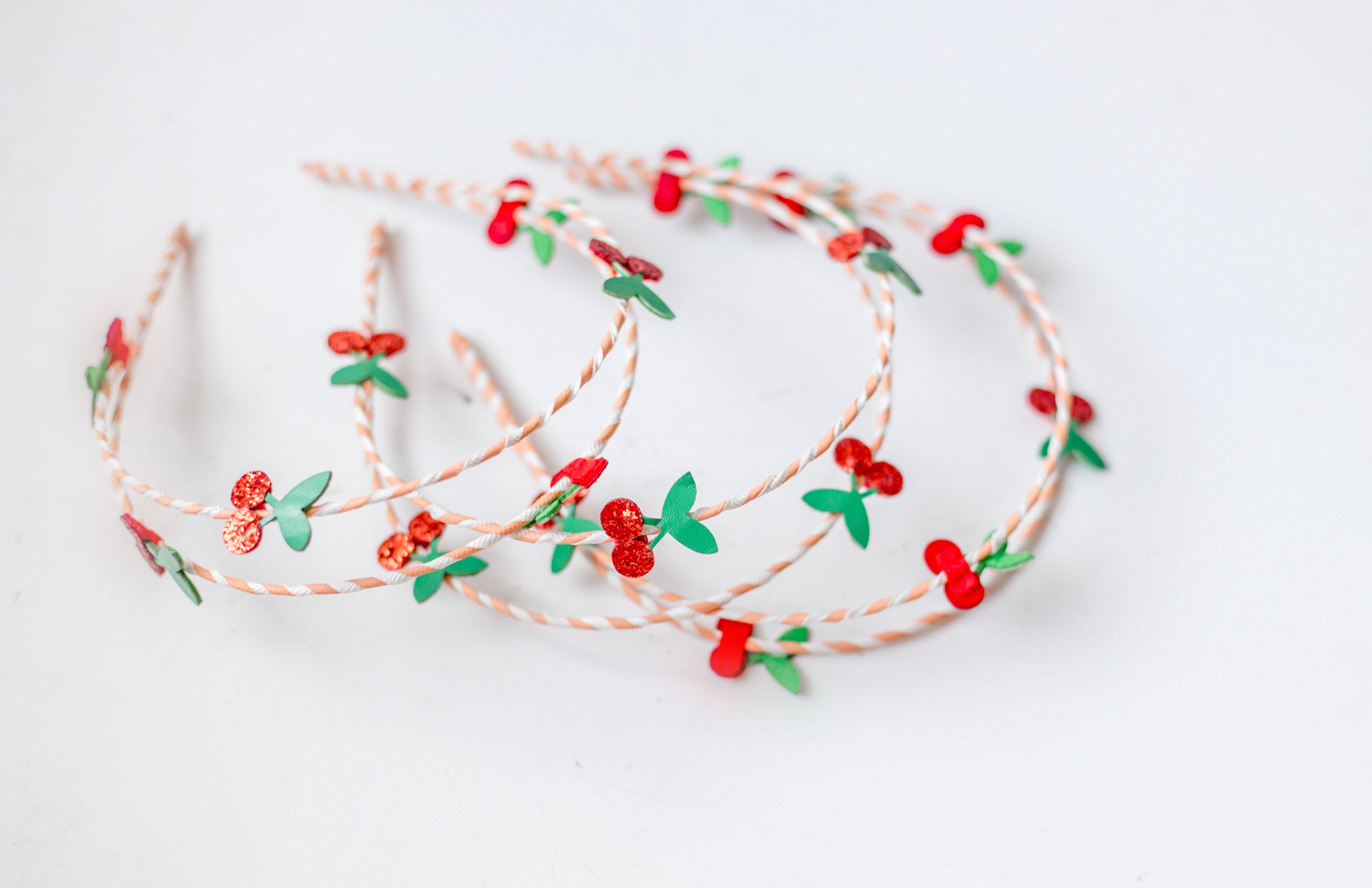 Cherry-tastic Double Headband