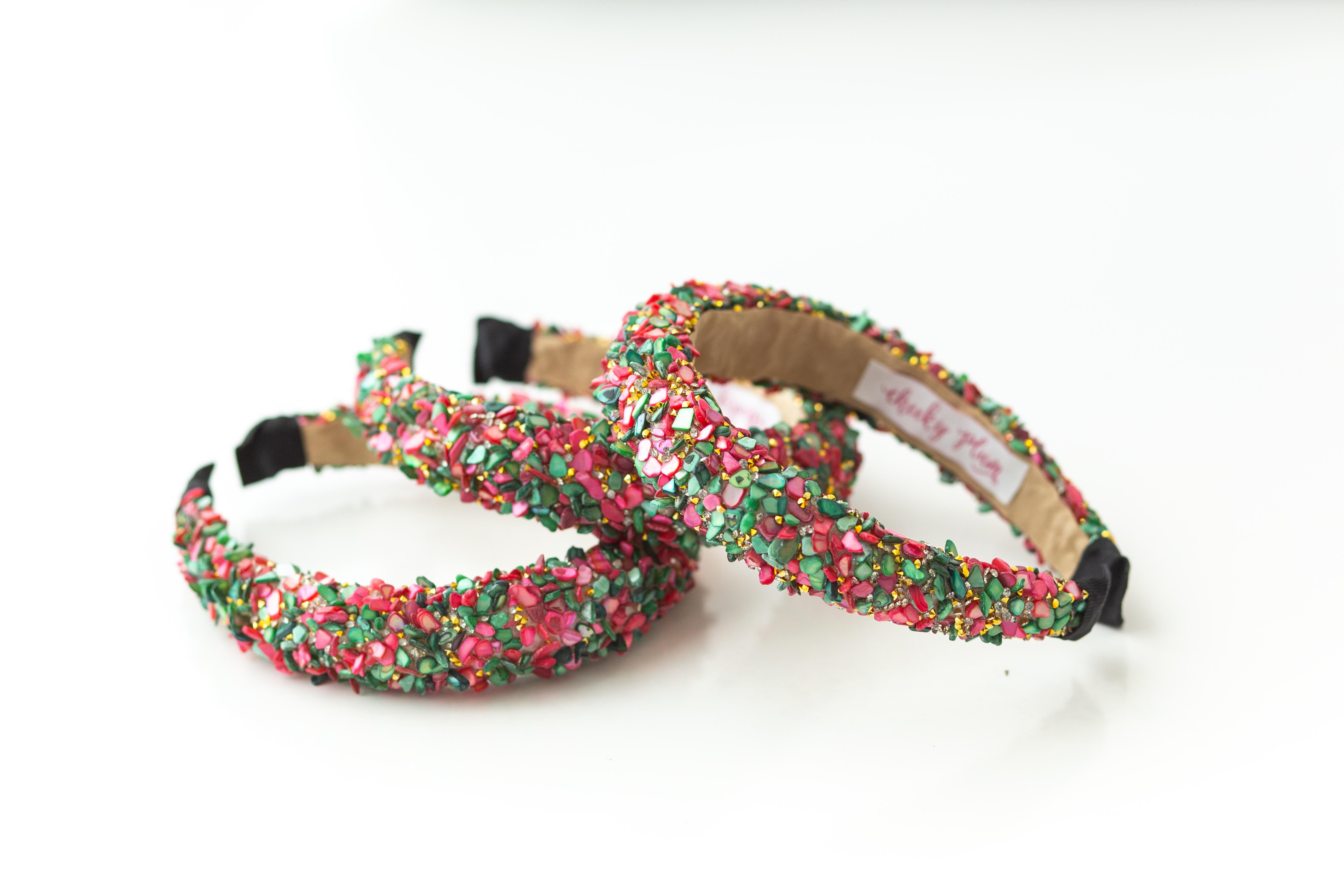 Beaded Headband - Holiday Sparkle