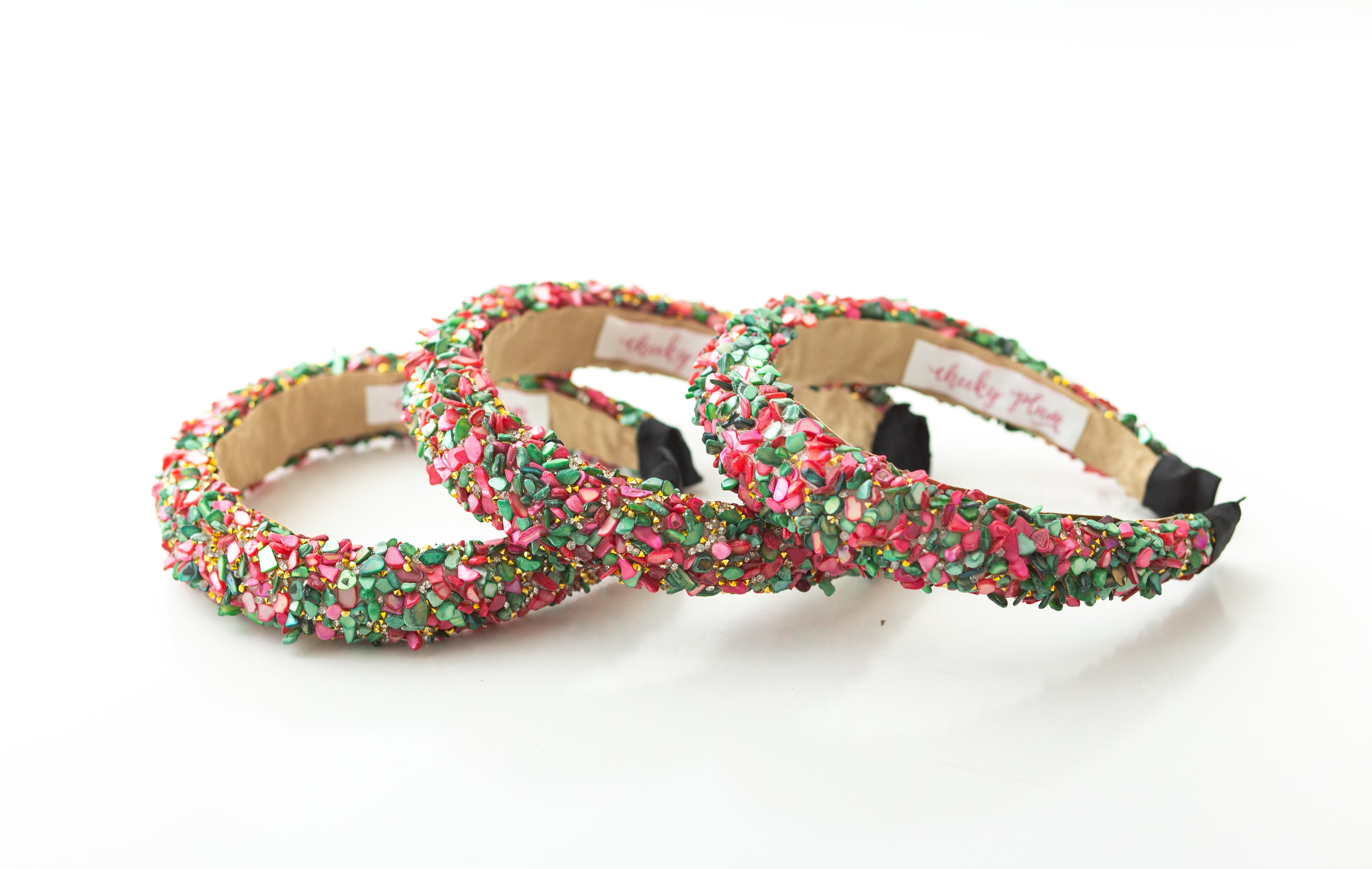 Beaded Headband - Holiday Sparkle