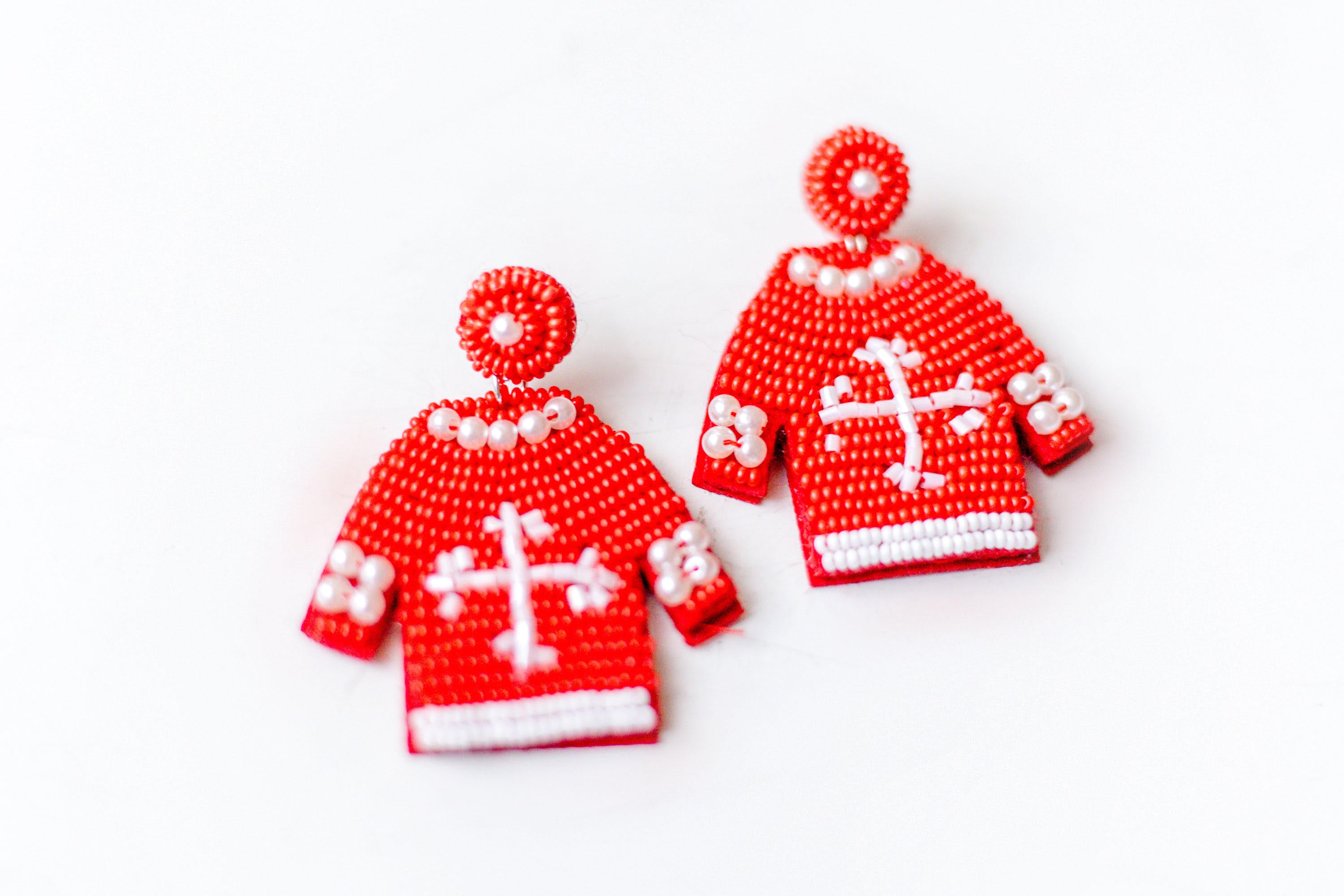 Beaded Earrings - Sweater Season