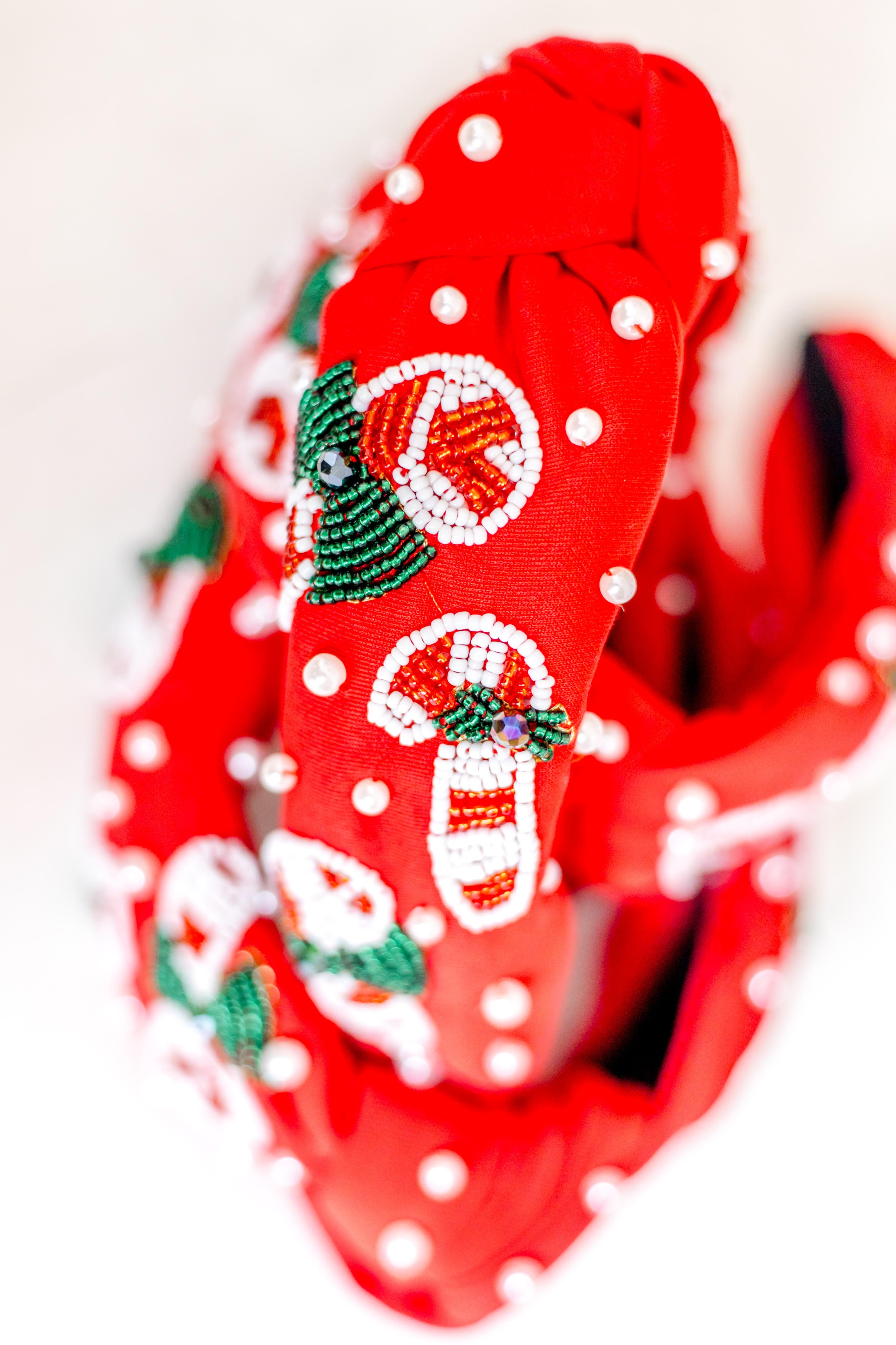 Beaded Headband - Merry Mint