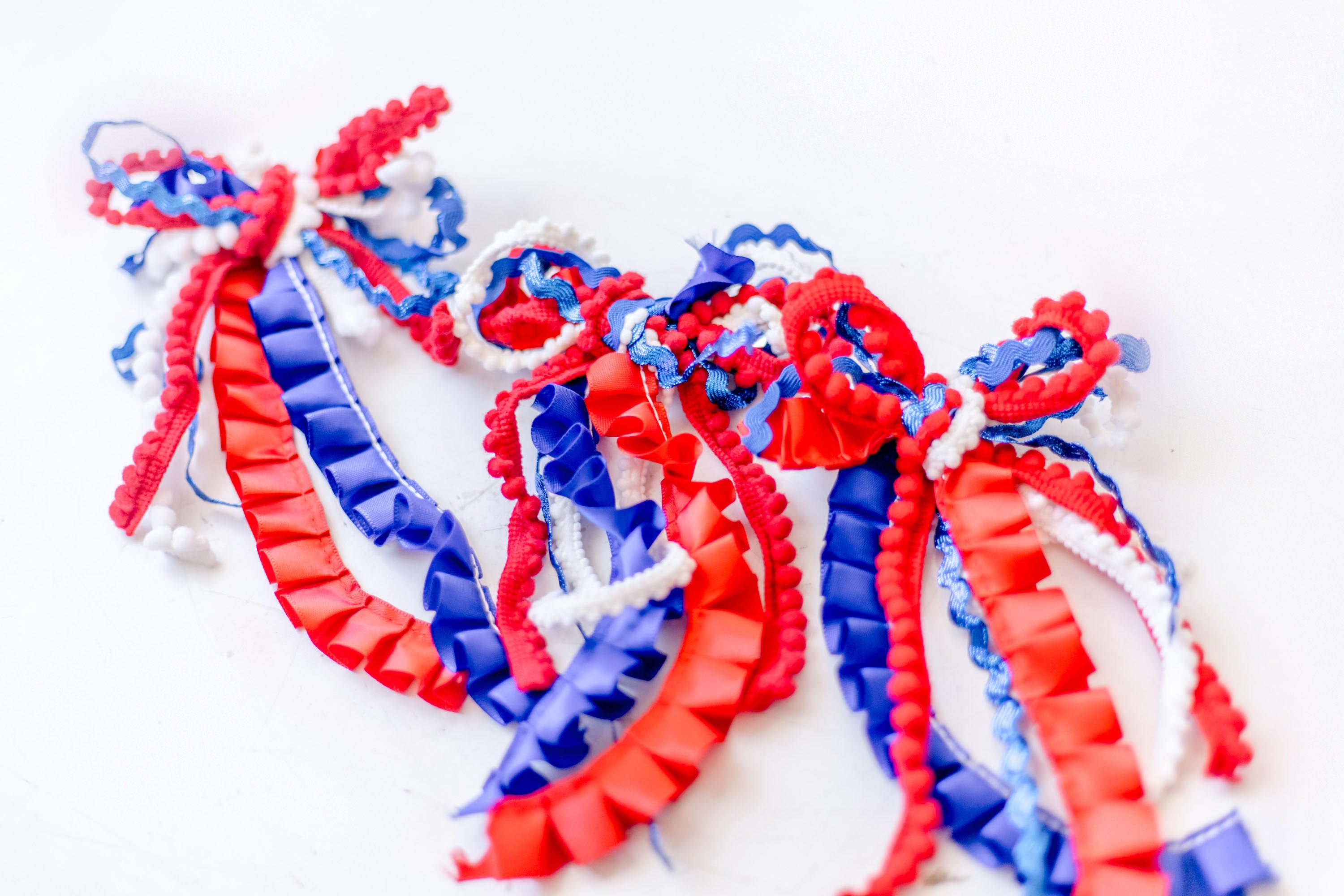 Textured Hair Bow - Independence Twist (Pre-Order)